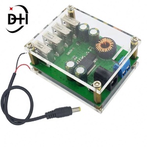 Convertidor reductor de CC a CC de 7V-60V a 5V 5A con 4 salidas USB, módulo de fuente de alimentación, cargador de coche de alta velocidad - Product Image 2