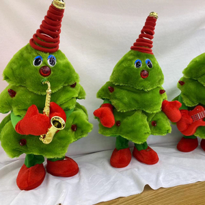 撒克逊吉他圣诞娃娃为圣诞快乐新年礼物舞动圣诞树 - Product Image 1