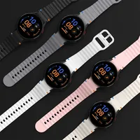 Correa de silicona original para Samsung Galaxy Watch 7/FE/5 Pro, pulsera para Samsung Galaxy Watch 6/4 Classic, correa de 44mm y 40mm.