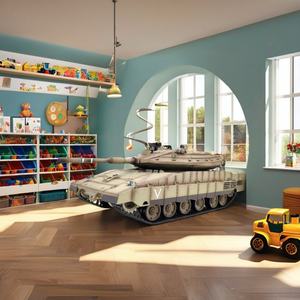 Heng Long 3958-1 1/16 Modèle de char de combat principal IDF Merkava télécommandé TK-7.0 Jouet de char RC de niveau expert - Product Image 3