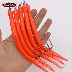 TAKEDO 5PCS/BAG Anzuelos de Pesca para Anguila con Mango Largo, Anzuelos para Pescar Bacalao, Anzuelos de Pesca de Arrastre 6/0 8/0 10/0, Anzuelos Tubulares para Anguila - Product Image 5