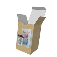 Caja de Cartón Kraft Reciclable de Alta Calidad para Whisky, Bebidas, Vino, Regalos, Impresión a Color, Lámina Dorada
