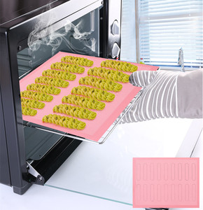 <span class=keywords><strong>Tapis</strong></span> de cuisson en <span class=keywords><strong>silicone</strong></span> pour le pain Revêtement de four rectangulaire avec maille de cuisson à la vapeur perforée <span class=keywords><strong>Tapis</strong></span> de cuisson antiadhésif en fibre de verre en <span class=keywords><strong>silicone</strong></span> - Product Image 6