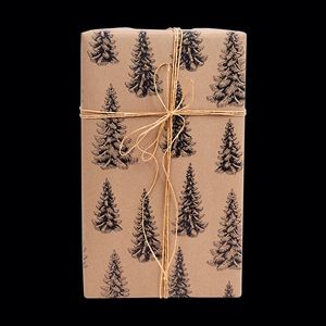 2025 Christmas Disposable Coated <b>Wrapping</b> <b>Paper</b> 43x1000cm Double Side Printing Roll Gift <b>Wrapping</b> - Product Image 1