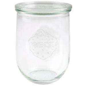 WECK Rundrandglas Tulpe 1 l mit Deckel 100mm - Product Image 1