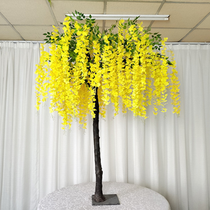 Tùy chỉnh màu trắng trong nhà hoa <span class=keywords><strong>Wisteria</strong></span> cây <span class=keywords><strong>bonsai</strong></span> nhân tạo từ Trung Quốc - Product Image 4