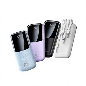Estación de Carga Rápida OEM ODM con Cable Integrado Tipo-C, Batería de Polímero de Litio PD22.5W 10000mAh, Pantalla LED y Correa - Product Image 3
