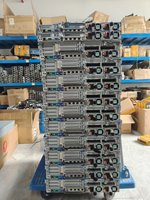 Servidor en rack 2U usado R730xd (12LFF+2SFF) H730MINI con 2 fuentes de alimentación, soportes de bisel, ventiladores y disipadores completos