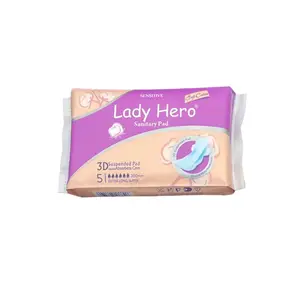 Maxi Ladies Pads Wholesale Cheap Price Women Cotton Ultra Thin Night Sanitary Pads Disposable Korean Sanitary Napkin