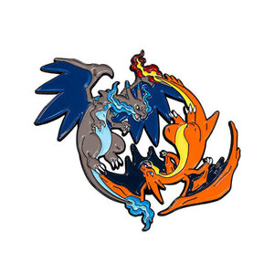 Мультфильм крутой Дракон poke Монстр Charizard Эмаль Булавка - Product Image 1