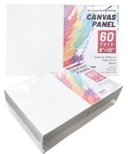 Multi Size 100% Cotton 11 ''* 14'' 8 ''* 10'' Canvas pour 24/36/60/72 Pcs Blank Stretched Canvas Panel Canvas Board - Product Image 4