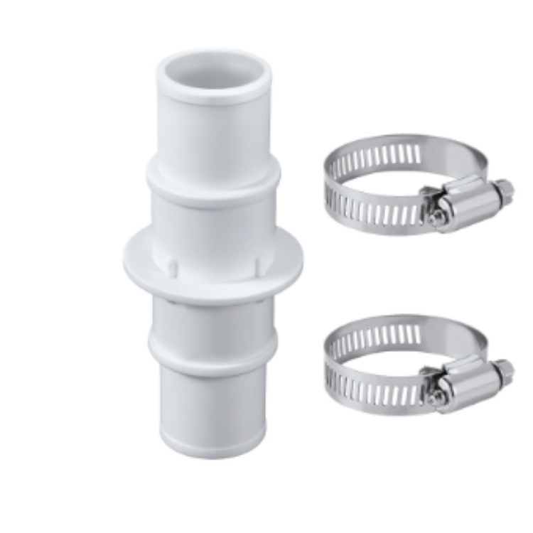 1 raccord de tuyau et 2 colliers de serrage en acier inoxydable