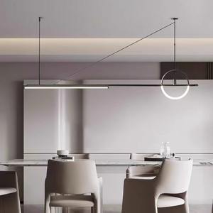 Nueva Lámpara Colgante de Estilo Nórdico Moderno y Minimalista, Tira Larga para Comedor, Barra, Recepción, Iluminación para Diseño de Salas de Exhibición - Product Image 1