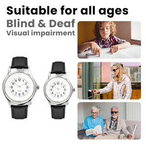 Reloj Táctil Braille Hablante, Toque la Esfera del Reloj para Obtener la Hora Actual, Habla la Hora Fuerte para Personas Ciegas o Ancianos - Product Image 3