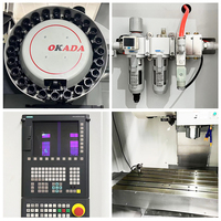 Centro de mecanizado vertical CNC de precisión DRC VMC1160 FANUC Control BT40 fresadora automática única 11kw