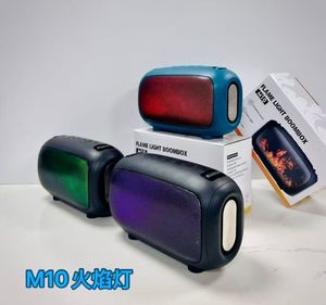 NEW M10 Flame Lamps at Low Prices Wireless Outdoor Audio Portable Mini Subwoofer Promotion Gift Bt Portable Outdoor <b>Speaker</b> - Product Image 3