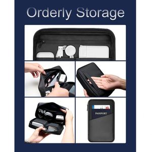 Electronics Organizer Travel Case Travel Tech Pouch Carrying Bag Electronics Accessories Case for Cord Organizer <b>Hard</b> <b>Drives</b> - Product Image 2