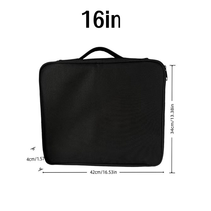 Bolsa para portátil de 16 pulgadas con funda - negro