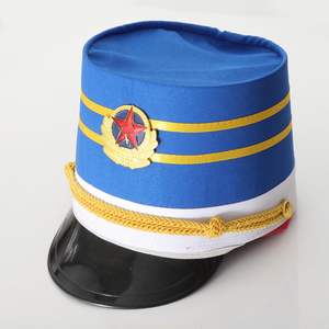 Haute qualité bande uniforme chapeau enfants casse-noisette jouet soldat chapeau Halloween bande grand chapeau Cosplay fête uniforme tête accessoire - Product Image 5