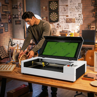 Máquina de Grabado Láser CO2 4060, Cortadora Láser de Escritorio para Acrílico, Madera, MDF, Cuero, Goma y Materiales No Metálicos, con Certificación CE