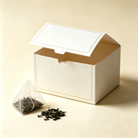 Coffret cadeau de luxe personnalisé, ensemble de thé écologique et ensemble de sachets de thé avec emballage en papier laminé mat
