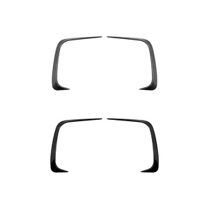Volkswagen Front Bumper Lip Splitter Piano Black Carbon Fiber Texture ABS Adhesive <b>Car</b> <b>Decals</b> For Tiguan MK3 - Product Image 5