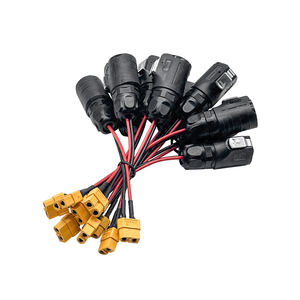 M12 M12 M16 su geçirmez 2 3 4 5 6 8 9 Pin IP67 IP68 konektörü açık LED ışık erkek XT60 kadın güç pil kablosu - Product Image 3