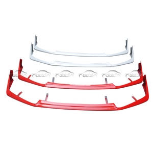 Front Bumper Lip Chin Spoiler Front <b>Splitter</b> ABS for Honda Civic 10th FK7 M Style Auto Tuning - Product Image 4