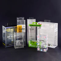 Boîte en plastique transparente personnalisable, peut être personnalisée, boîte en plastique PET pour emballage de jouets suspendus, figurines, artisanat, cadeaux