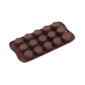 Silicone Chocolate Mold 15 Cavities Flexible Non-Toxic Baking Mold For Homemade Cake And Bread - Product Image 1