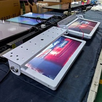 12 V15/17/19/22/24 pouces lcd bus lecteur dvd numérique 1080p full hd IPS AVI média radio stéréo vidéo MP4 MP5 tv Android moniteur de voiture