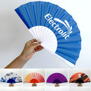 Abanicos de Mano Plegables de Plástico con Logotipo Personalizado al por Mayor, Abanicos de Mano de PP para Bodas para Mujeres - Product Image 4