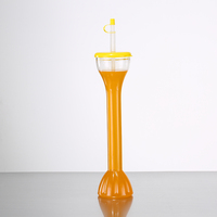 Gobelets en plastique transparent pour glace pilée avec couvercles en dôme et pailles pour boissons glacées, smoothies, fêtes, à emporter, et commerces