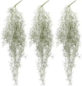 <span class=keywords><strong>GM</strong></span> Live musgo español interior falso colgante suculentas vides artificiales falsas con maceta de decoración verde para arbustos plantas de interior - Product Image 1
