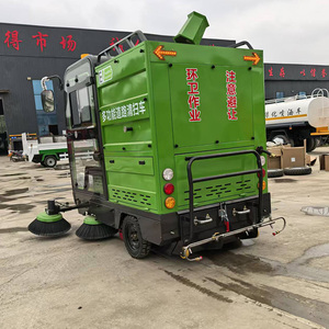 آلة تنظيف سيارات تجارية صناعية، كاسحة شوارع كبيرة تعمل بالركوب مع مكونات أساسية للمحرك - Product Image 5