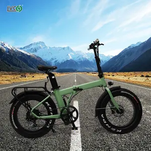 LVCO Bike Folding Electric Bicycle Bike Ebike For Adult Tire Foldable Ebike Electric Folding Mountain Bike