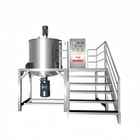 Cuve de mélange électrique en acier inoxydable de 1500 L avec agitateur pour réacteur chimique, mélange de shampoing