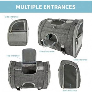 Free Sample <b>Convertible</b> <b>Backpack</b> Airline Approved Pet Carrier for Small Pets, Please Check Sizing Soft Pet <b>Backpack</b> Carrier bag - Product Image 6
