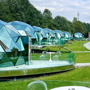 เต็นท์โดมกระจกสำหรับทุกสภาพอากาศสำหรับพื้นที่หญ้า - ดีไซน์กันหนาวแบบกึ่งถาวร ทรงอิกลู - Product Image 4