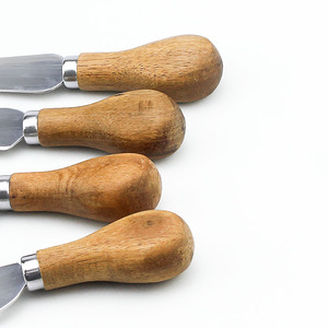 Acacia maniglia 4pcs formaggio da taglio set di coltelli - Product Image 4