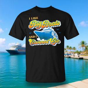 Me Gustan los Barcos Grandes y No Puedo Mentir Camiseta sin Mangas con Estampado de Crucero Categoría de Producto Camisetas Promocionales - Product Image 3