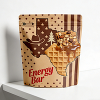 Sachet Doypack Personnalisé Refermable en Mylar, Réutilisable, Recyclable, Opaque, Anti-lumière, Antistatique, pour Emballage Alimentaire et Barres Énergétiques