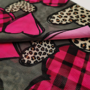 Wholesale Selling Polyester <strong>Tulle</strong> Mesh Fabric Digital Printed Fabric for Sports Shoes - Product Image 3