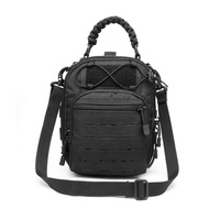 Sac à bandoulière tactique compact AYPPRO Custom 1000D EDC pour le transport dissimulé, idéal pour le tir, les voyages, la randonnée et les sports de plein air