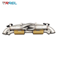 Nouveau design d'échappement Z Pipe Catback pour Porsche 911 992 Carrera S 4S 3.0L, système d'échappement avec soupape électronique d'usine