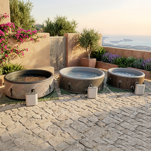 Bain à remous <span class=keywords><strong>gonflable</strong></span> DWF avec chauffage, <span class=keywords><strong>spa</strong></span> à bulles, bain à remous <span class=keywords><strong>gonflable</strong></span>, bain à bulles massant, bain de glace - Product Image 1