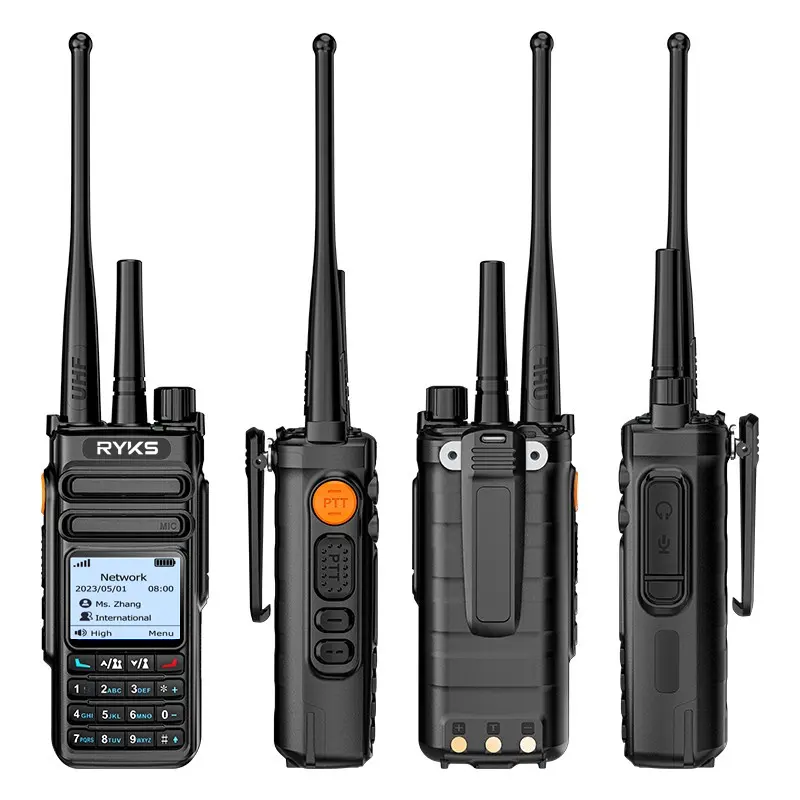 RYKS BQ-888 walkie talkie 5000km Long Talk Range 4g LTE POC Network Radio Sim Card Walkie Talkie