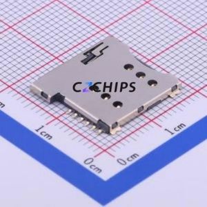 SIM-200-P6 SIM Card Connector SMD Connector Self-Return Type Micro SIM Card Card Holder 1.35mm - Product Image 1