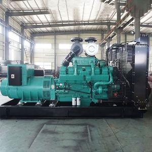 ชุดเครื่องกำเนิดไฟฟ้าดีเซลสำรองกำลัง รุ่น Cummins KTA38-G2B 640KW 800KVA 12 สูบ ผลิตใหม่ - Product Image 1
