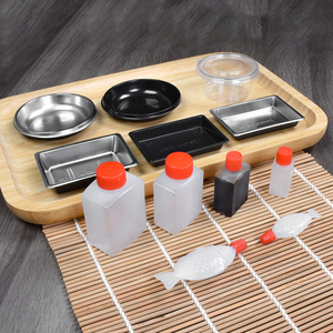 Sunzza Mini Chai Cho Rõ Ràng Nhựa Pe Cấp Thực Phẩm Mini Cá Hình Dùng Một Lần Nước Sốt Đậu Nành Chai Với Nắp Màu Đỏ - Product Image 4